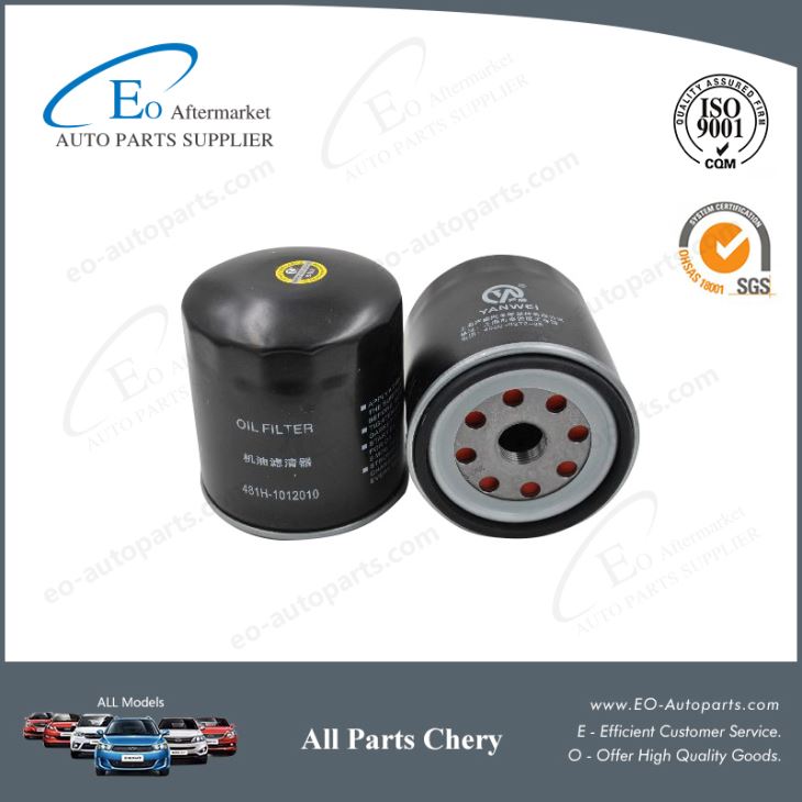 Chery Engine Parts Oil Filters 481H-1012010 for A3 Orinoco M11 Tengo