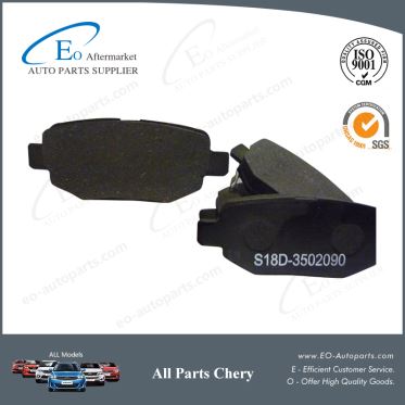 Chery Auto Parts Brake Pads Rear S18D-3502090 for Chery S18D Indis