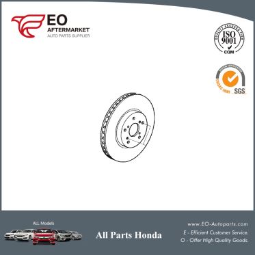 Front Disc Brake Rotor For 2008-12 Honda Accord Sedan & Coupe EX 45251-TA6-A00