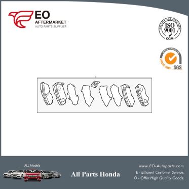 Rear Brake Pads For 2015-17 Honda Accord Sedan & Coupe EX, EXL-V6 45022-T2G-A01