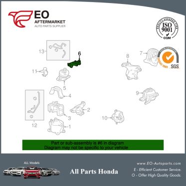 Engine Side Mounting For 2013-17 Honda Accord Sedan & Coupe 50620-T2F-A01