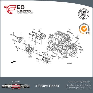 Engine Side Mounting For 2008-12 Honda Accord Sedan & Coupe 11910-R40-A00