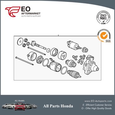 Starter Assy / Starter Motor For 2015-17 Honda Fit 5-Door EX-LN, LX 31200-5R7-A02