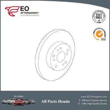 Brake Disc Front For 2010-12 Honda CR-V 5-DOOR EX, EX-L, LX,45251-SWA-A22