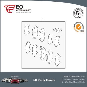 Brake Pads Front For 2012 Honda CR-V 5-DOOR EX, EX-L, LX,45022-TR7-A01