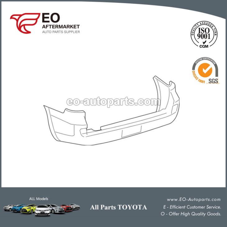 Toyota Land Cruiser Rear Bumper Cover